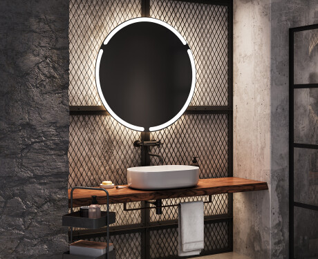 Moderne badkamer spiegel met led-verlichting L119 #9