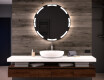Moderne badkamer spiegel met led-verlichting L120