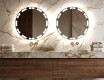 Moderne badkamer spiegel met led-verlichting L121