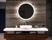 Moderne badkamer spiegel met led-verlichting L122