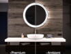 Moderne badkamer spiegel met led-verlichting L122