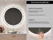 Moderne badkamer spiegel met led-verlichting L122 #6
