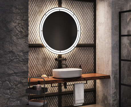 Moderne badkamer spiegel met led-verlichting L122 #9