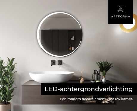 Moderne badkamer spiegel met led-verlichting L123 #5