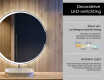 Moderne badkamer spiegel met led-verlichting L123 #4