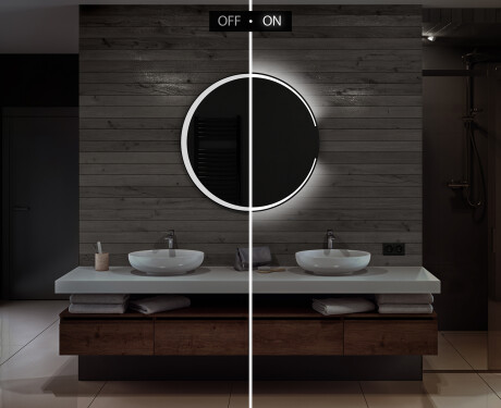 Moderne badkamer spiegel met led-verlichting L123 #5