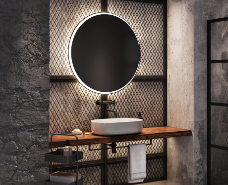 Moderne badkamer spiegel met led-verlichting L123 #9