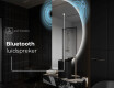 Moderne LED Halfcirkel Spiegel - Stijlvolle Verlichting voor Badkamer A221 #5