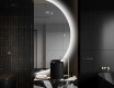 Moderne LED Halfcirkel Spiegel - Stijlvolle Verlichting voor Badkamer A221 #9