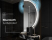 Moderne LED Halfcirkel Spiegel - Stijlvolle Verlichting voor Badkamer A222 #5