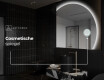 Moderne LED Halfcirkel Spiegel - Stijlvolle Verlichting voor Badkamer Q221 #5