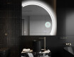 Moderne LED Halfcirkel Spiegel - Stijlvolle Verlichting voor Badkamer Q222 #10