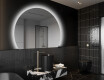 Moderne LED Halfcirkel Spiegel - Stijlvolle Verlichting voor Badkamer W221