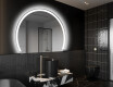 Moderne LED Halfcirkel Spiegel - Stijlvolle Verlichting voor Badkamer W222