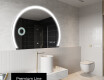 Moderne LED Halfcirkel Spiegel - Stijlvolle Verlichting voor Badkamer W222 #4