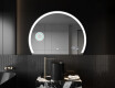 Moderne LED Halfcirkel Spiegel - Stijlvolle Verlichting voor Badkamer W222 #10