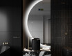 Moderne LED Halfcirkel Spiegel - Stijlvolle Verlichting voor Badkamer D221 #9