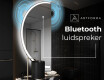 Moderne LED Halfcirkel Spiegel - Stijlvolle Verlichting voor Badkamer D222 #5