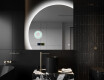 Moderne LED Halfcirkel Spiegel - Stijlvolle Verlichting voor Badkamer X221 #10