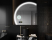 Moderne LED Halfcirkel Spiegel - Stijlvolle Verlichting voor Badkamer X222 #10
