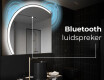 Moderne LED Halfcirkel Spiegel - Stijlvolle Verlichting voor Badkamer X222 #5