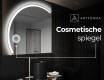 Moderne LED Halfcirkel Spiegel - Stijlvolle Verlichting voor Badkamer X222 #9