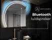 Moderne LED Halfcirkel Spiegel - Stijlvolle Verlichting voor Badkamer X223 #5