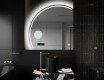 Moderne LED Halfcirkel Spiegel - Stijlvolle Verlichting voor Badkamer X223 #10