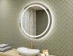 Moderne badkamer spiegel 80cm met koel LED-licht 7000K, warm licht 3000K of neutraal licht 4500K