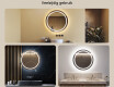 Moderne badkamer spiegel 80cm met koel LED-licht 7000K, warm licht 3000K of neutraal licht 4500K #2