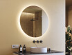 Moderne badkamer spiegel 80cm met koel LED-licht 7000K, warm licht 3000K of neutraal licht 4500K