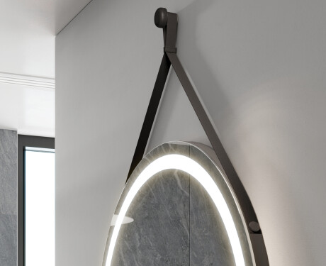 Ronde hangspiegel met verlichting LED L96 #2