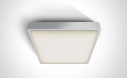 PIRNARI E plafondlamp 12 W E27 IP65 grijs