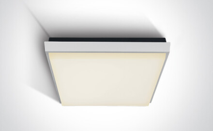 STAMATA plafondlamp 25 W 3000 K IP54 antraciet