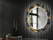 Rond verlichte decoratieve spiegel led voor de gang - Autumn Jungle #2