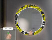 Rond verlichte decoratieve spiegel led voor de gang - Gold Jungle #5