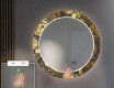 Rond verlichte decoratieve spiegel led voor de gang - Ancient Pattern #5
