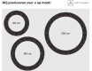 Ronde decoratieve spiegel met led-verlichting voor op de badkamer - Ornament #2