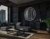 Ronde decoratieve spiegel met led-verlichting voor in de woonkamer - Dandelion #12