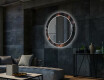 Ronde decoratieve spiegel met led-verlichting voor in de woonkamer - Dandelion #2