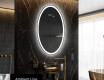 Moderne badkamer spiegel met LED-verlichting L227