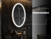 Moderne badkamer spiegel met LED-verlichting L227 #6