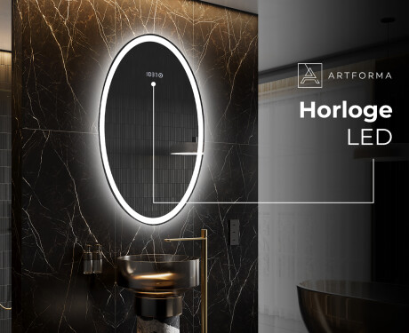 Moderne badkamer spiegel met LED-verlichting L227 #7