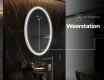 Moderne badkamer spiegel met LED-verlichting L228 #6