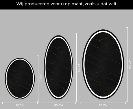 Moderne badkamer spiegel met LED-verlichting L228 #4