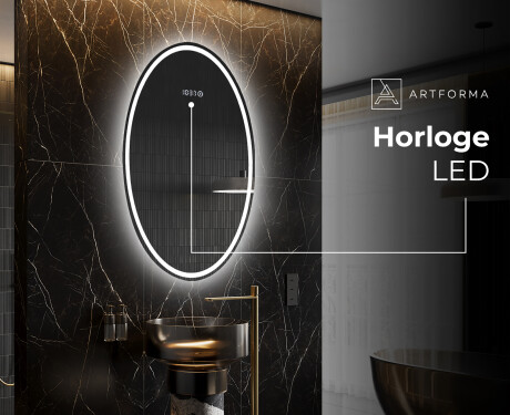 Moderne badkamer spiegel met LED-verlichting L228 #7