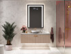 Verticaal moderne badkamer spiegel met LED-verlichting L11 #4