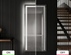 Verticaal moderne badkamer spiegel met LED-verlichting L11 #7