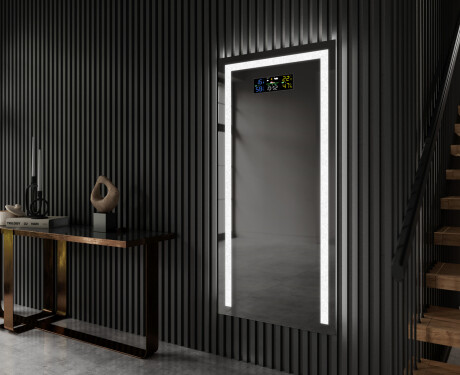 Verticaal moderne badkamer spiegel met LED-verlichting L11 #9