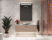 Verticaal moderne badkamer spiegel met LED-verlichting L12 #4